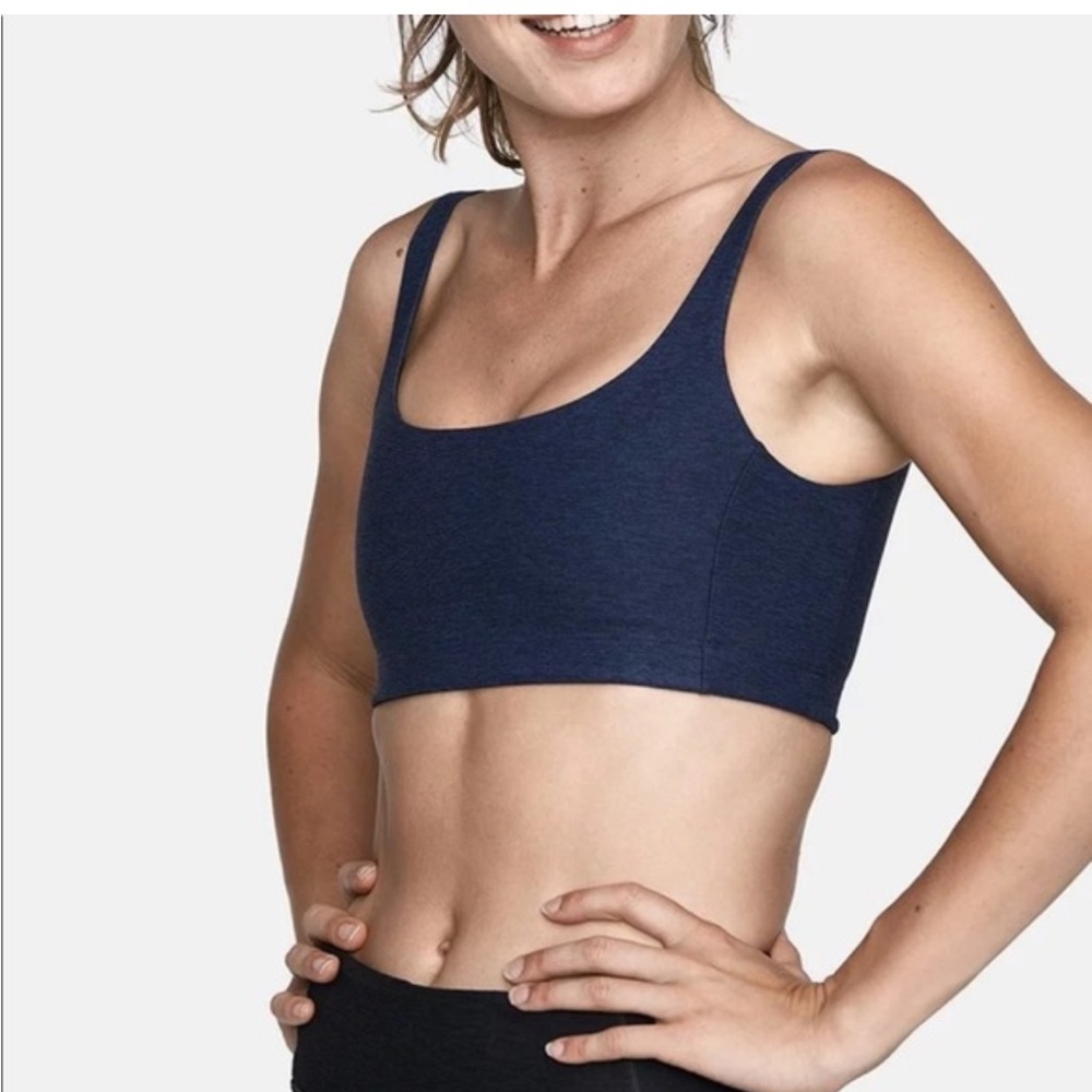 Outdoor Voice Double Time Bra 2.0 Navy Blue — image 2 of 5